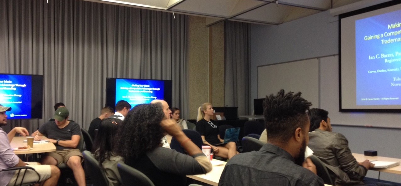 Students in library classroom