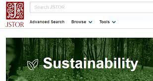 JSTOR Sustainability