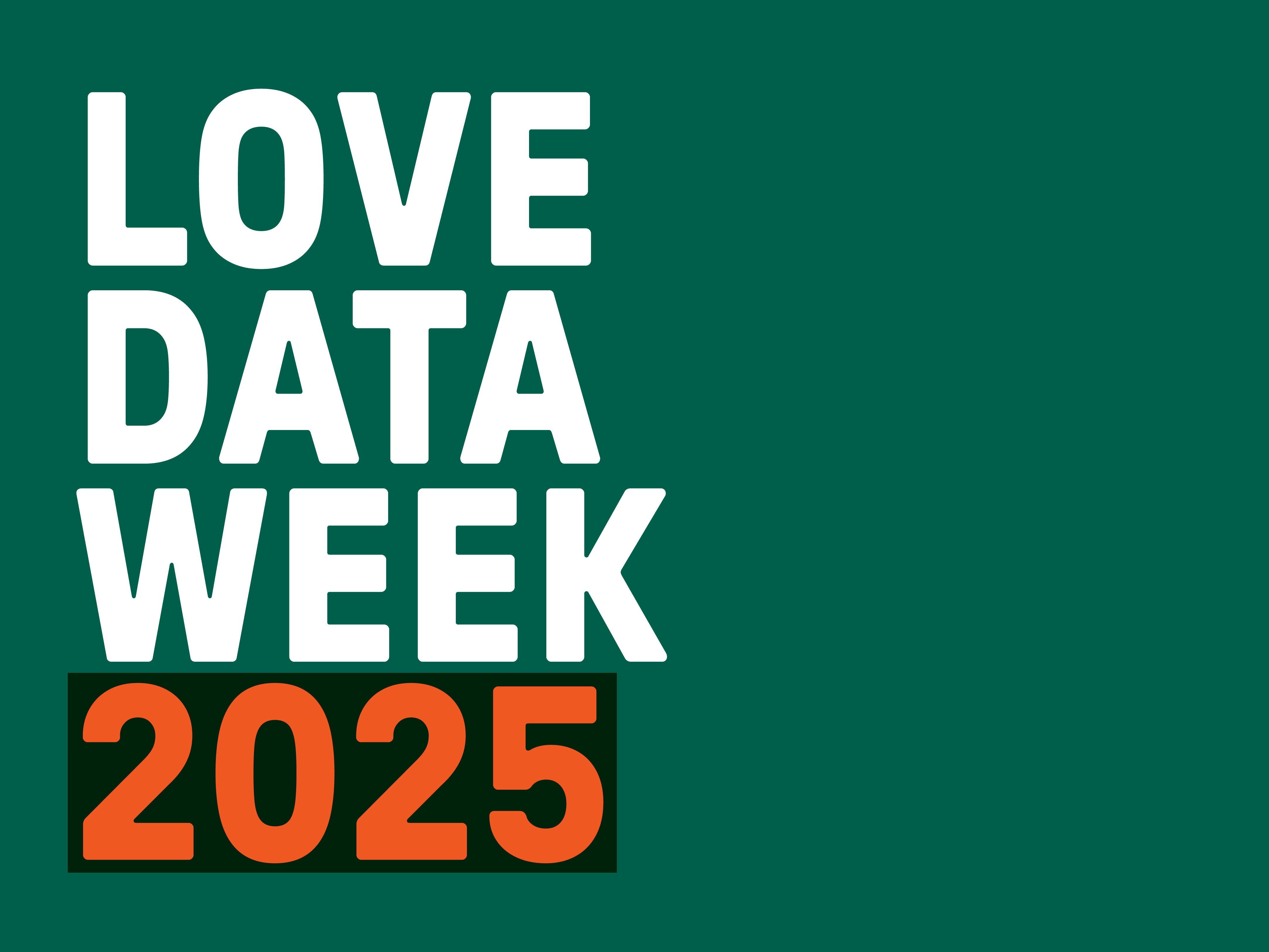 Love data week