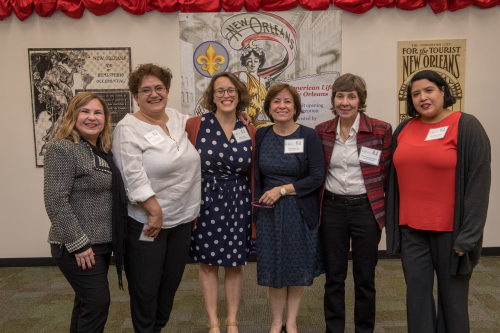 LAL staff at the opening of the Pan-American Life in New Orleans exhibit (2019)