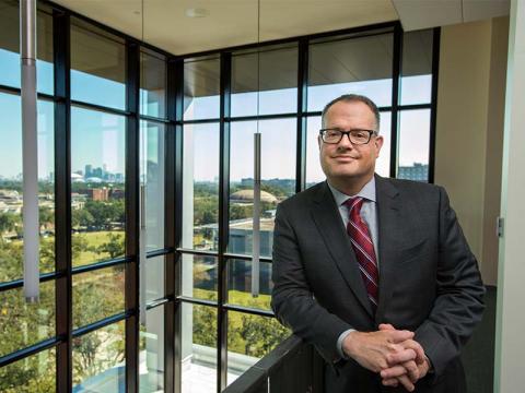 David Banush, Tulane University’s Dean of Libraries and Academic Information Resources, has received membership into the Grolier Club, the oldest and most prestigious bibliophilic society in America. (Photo by Paula Burch-Celentano)